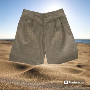 Massimo Genni Style #3411 Mushroom/Teal Medium EUC